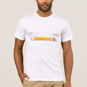 Skapa förstör ritar tee