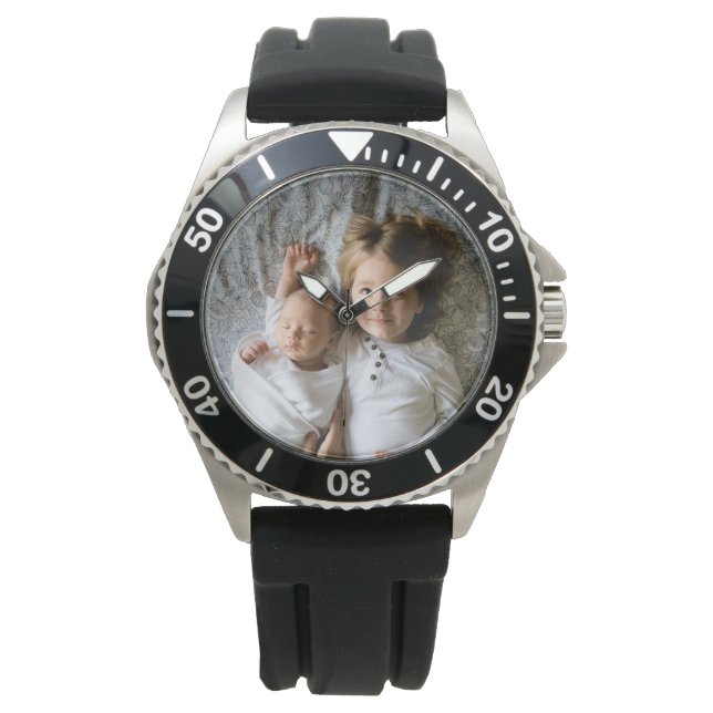 Skapa foto för egen Anpassningsbar Armbandsur (Framsida)