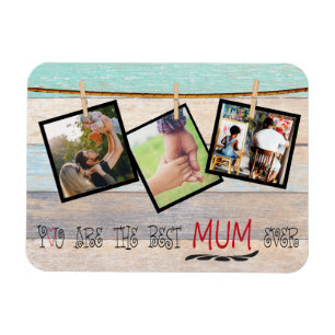 Skapa fotokollage för Mamma Magnet