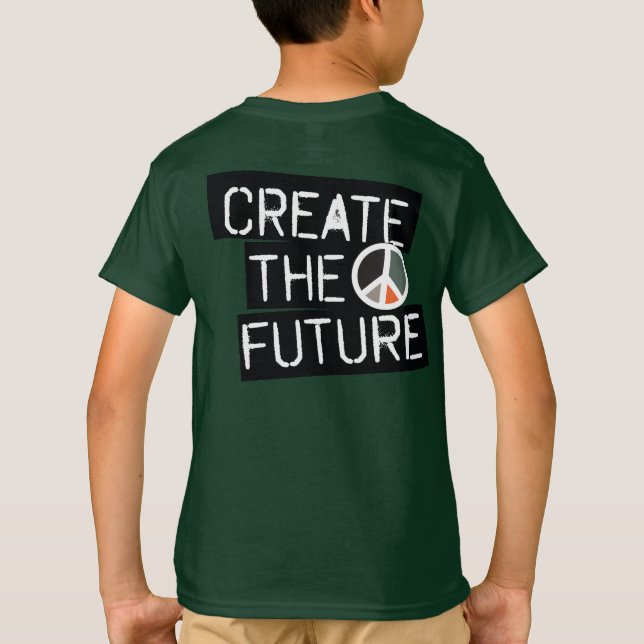 Skapa framtida teve t shirt (Baksida)