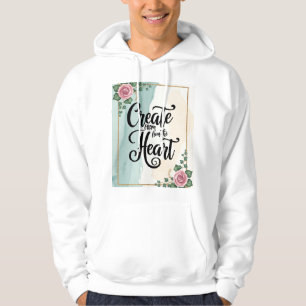 Skapa från hjärtat 3 hoodie
