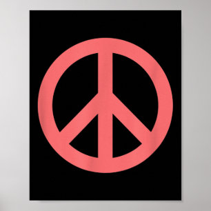 Skapa fred inte Krig - Fredsteckenets Logotyp Poster