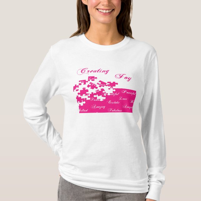 Skapa glädje t shirt (Framsida)