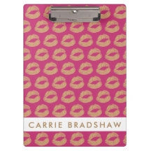 Skapa Guld Glitter Läppar Rosa  anpassa Namn