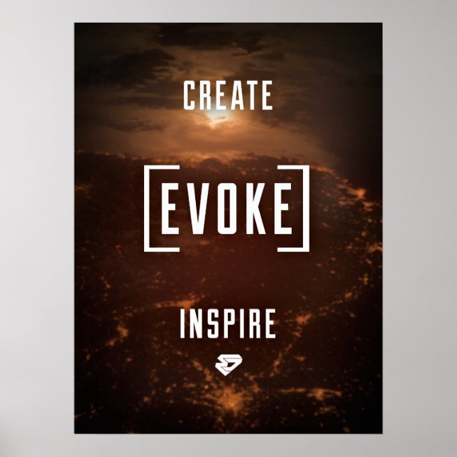 SKAPA. HJÄLP. INSPIRE. Poster (Framsidan)