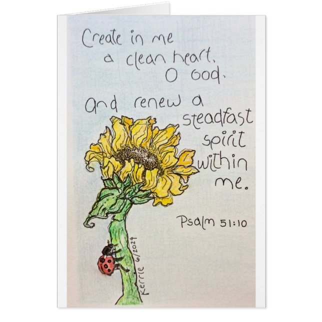 Skapa i mig... hälsningskort (Framsidan)