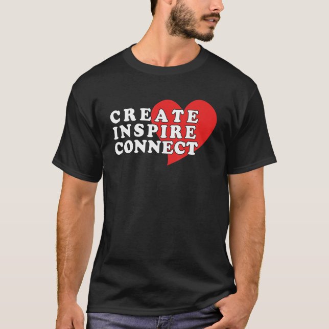 Skapa Inspire Connect-apparat T Shirt (Framsida)