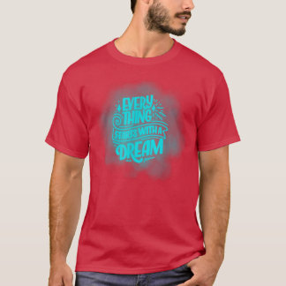 Skapa inspirerande artikelpositiv meddelandeförfly t shirt