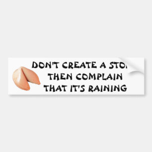 Skapa inte Storm sedan Composite - Fortune Cookie Bildekal