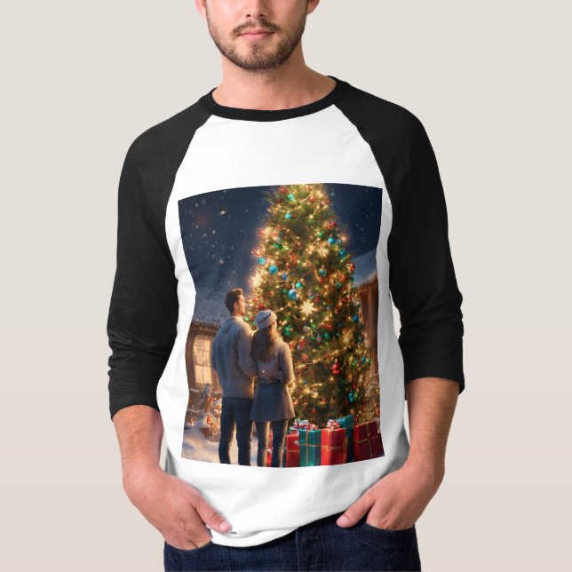 "Skapa julminnesmärkena tillsammans" T Shirt (Framsida)