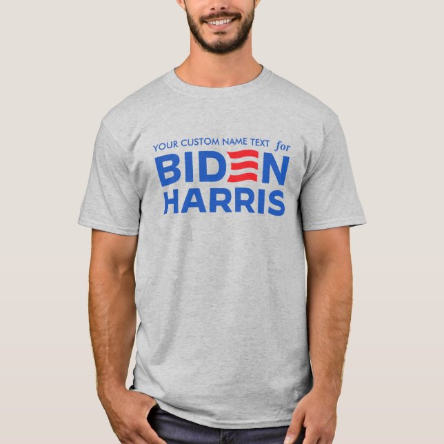 Skapa Kampanj för Biden Harris 2024 T Shirt (Framsida)