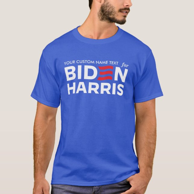 Skapa Kampanj för Biden Harris 2024 T Shirt (Framsida)