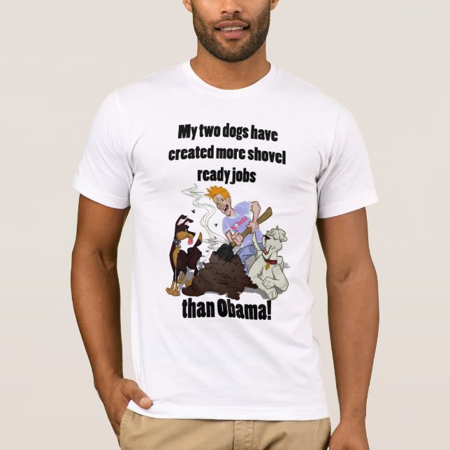 Skapa klara jobb för skyffel - NObama T-shirt (Framsida)
