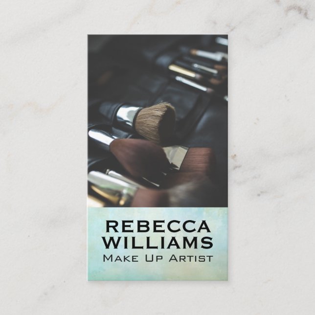 Skapa konstnärspensel, Verktyg Visitkort (Framsida)