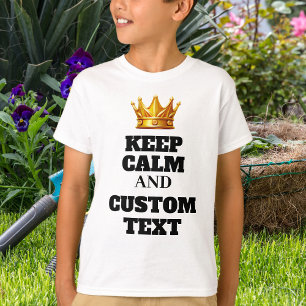 Skapa Lugn och Anpassningsbar för egen Behålla T Shirt