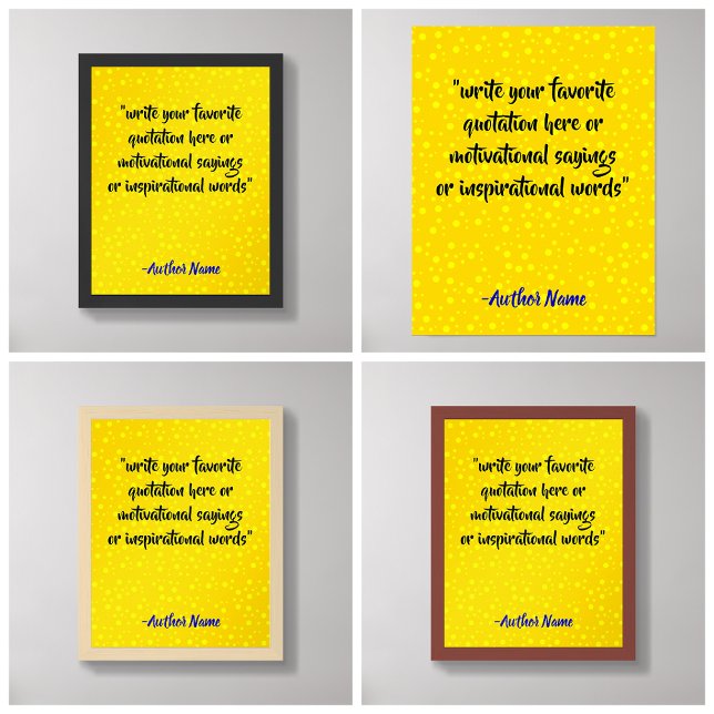 Skapa Luxury Black och Guld Quote Poster (Luxe Inspirational Quote)