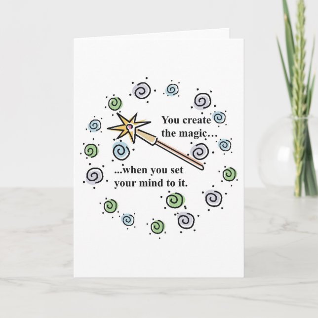 Skapa Magic Greeting Card Kort (Framsida)