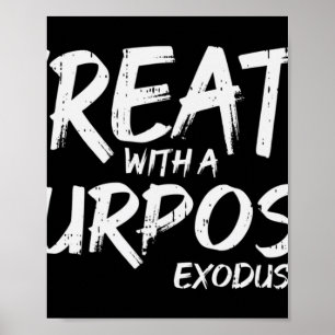 Skapa med Purpose Bible Gud Jesus Religiösa Chri Poster