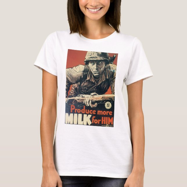 Skapa mer Mjölk för honom Tee Shirt (Framsida)