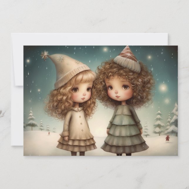 Skapa minnen: En God jul-önskan Julkort (Framsida)