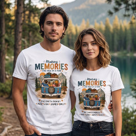 Skapa Minnen En Mil I Tag | Anpassad Familj T Shirt