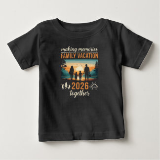 Skapa Minnen Familjesemester 2026 Tillsammans T Shirt