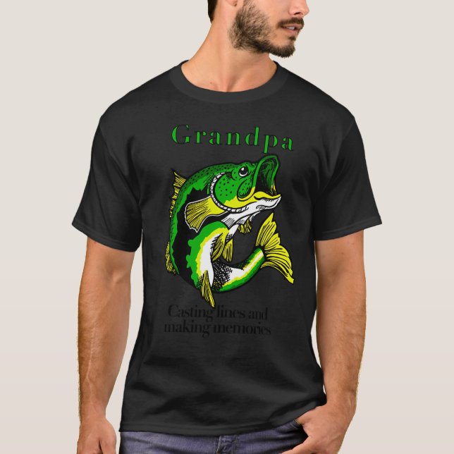 Skapa minnen med farfar t shirt (Framsida)