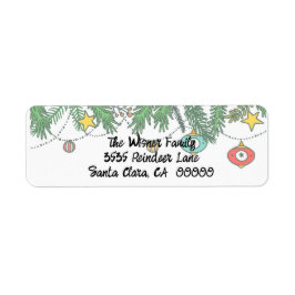 Skapa minnen runt Träd Returadress Etikett