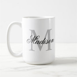 Skapa Monogram för eget namn Kaffemugg