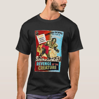 Skapa Monster Retro-skräck T Shirt