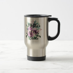 Skapa MOR i BRIDE GROOM Gift Named Blommigt Resemugg