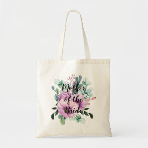 Skapa MOR i BRIDE GROOM Gift Named Blommigt Tygkasse