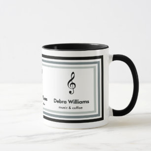 skapa musik&kaffe mugg