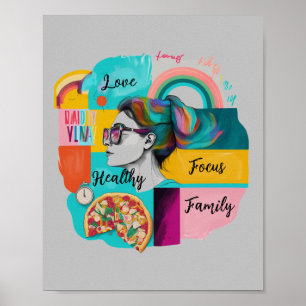 Skapa My Dream Life: A Grått Vision Board Poster