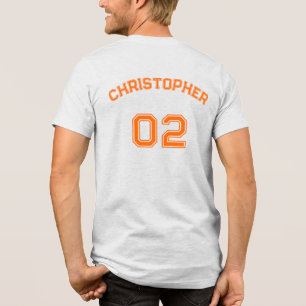 Skapa Namn Jersey Number Athletic Dry Fit T Shirt