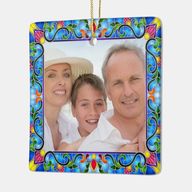 Skapa namn julgransprydnad keramik (Vänster)