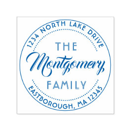 Skapa Namn-skriptReturadressen i din egen familj Självfärgande Stämpel