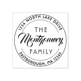 Skapa Namn-skriptReturadressen i din egen familj Stämpel