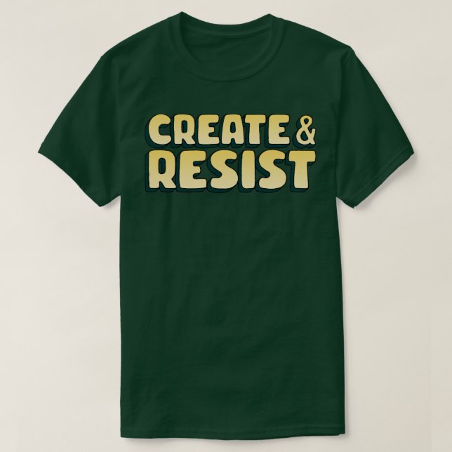 Skapa och vänta t shirt (Design framsida)