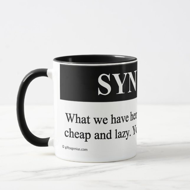 Skapa organisationssynergieffekter mugg (Vänster)