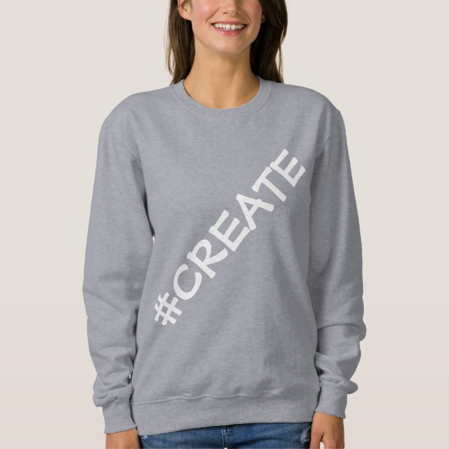 #SKAPA Oversized Brev Women's Sweatshirt T Shirt (Framsida)