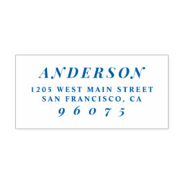 Skapa Personlig Family Namn Returadress Självfärgande Stämpel