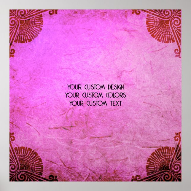 Skapa Personlig för egen Anpassningsbar Poster (Framsidan)