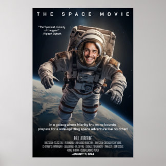 Skapa Personlig Space-sci-fi-Äventyr-film Poster