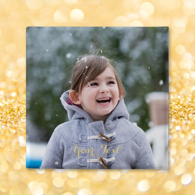 Skapa Personligen Anpassningsbar Fyrkantig knapp f (Create Custom Personalized Square Photo Pin Button)
