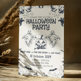 Skapa Personligen för unika händelser Halloween Inbjudningar