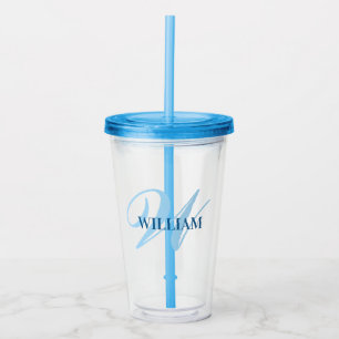 Skapa Personligen Monogram Namn Black Take Away Mugg