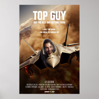 Skapa Personligens översta flygplansfilm Poster