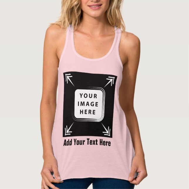 Skapa Personliger för egna Anpassningsbar Linne Med Racerback (Framsida)