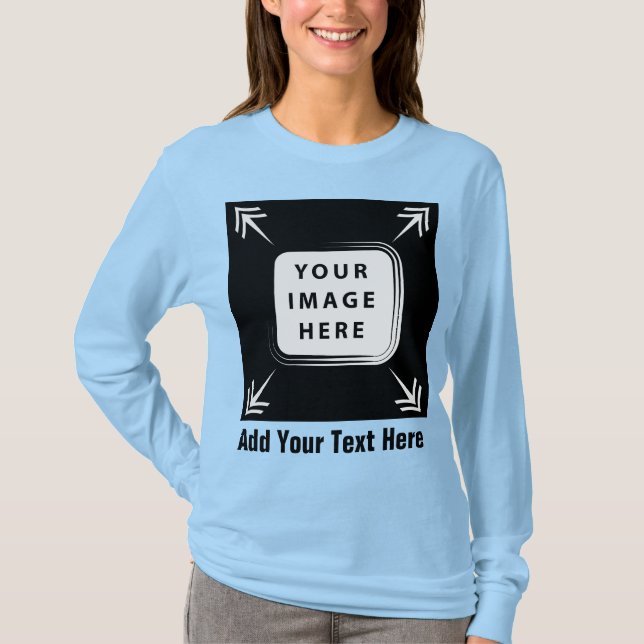 Skapa Personliger för egna Anpassningsbar T Shirt (Framsida)